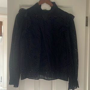 Emerson fry eyelet blouse